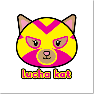 Lucha Kat Posters and Art